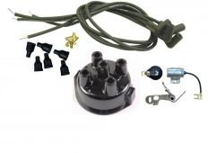 Distributor Ignition Tune up Kit - Delco Clip-held Distributor ~ 4 Cylinder
