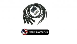 Spark plug wire set 4 Cylinder - US Made Carbon Suppression