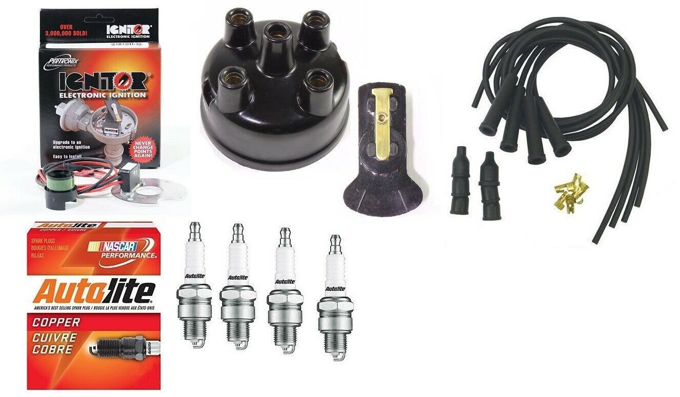 Case Tractor Autolite Distributor Ignition Tune Up Kit VA VAC 200 300 400 500