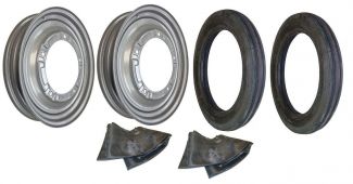 3 x 19 Front Rim & Tire set Ford 9N 2N Tractor