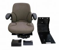 Air Suspension Seat  ~ Brown Fabric