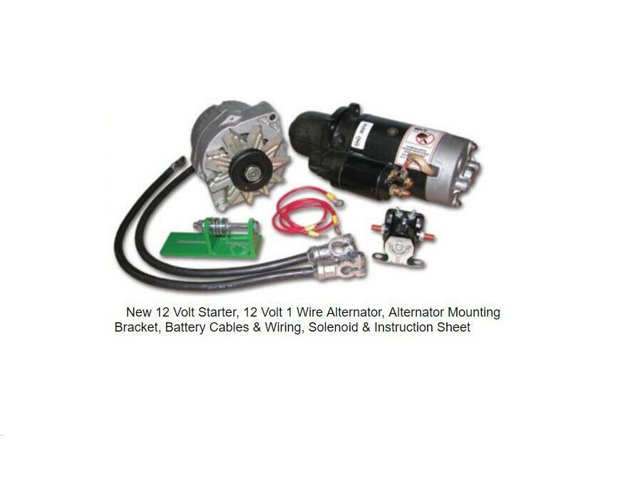 MMTractorParts.com: TS-8000 24V to 12V Starter Conversion kit John