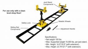 Clutch Replacement / Tractor Splitting Kit with rails & sliding stands 10,000lbs