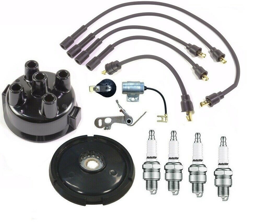 Massey Harris MH50 Distributor Tune up kit USA Copper core wires 
