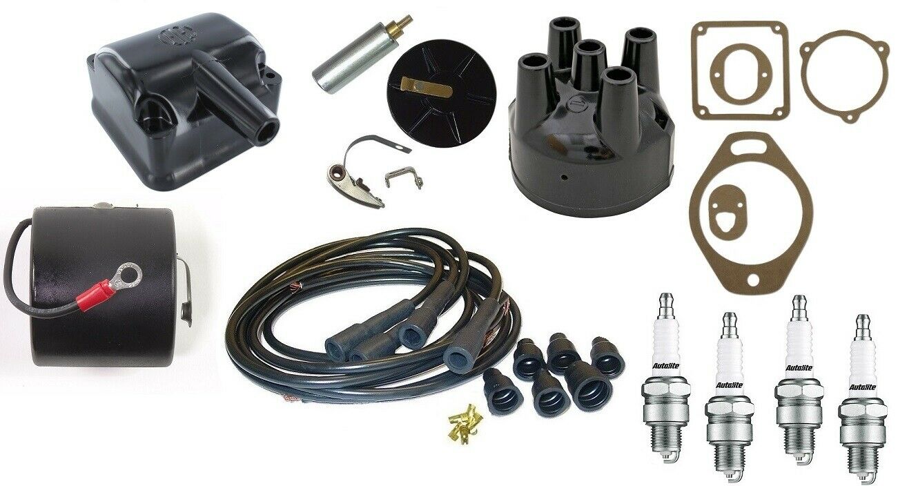 Tune up kit for IH Farmall 100 200 230 240 300 330 340 350 400 450 w/ H4 Magneto 