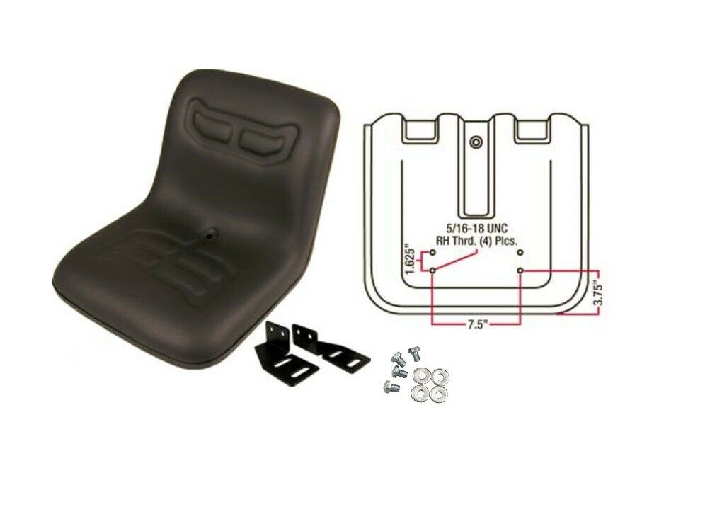 MMTractorParts.com: VLD1590 Flip Style Seat Mitsubishi Satoh Iseki
