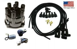 Distributor Ignition Tune up Kit - Delco Screw-held Distributor ~ 6 Cylinder