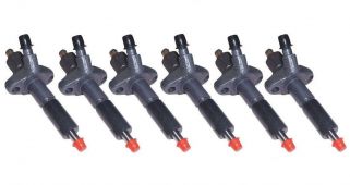 Fuel Injector ~ Set of 6 Diesel Fuel Injectors Ford New Holland