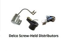 Distributor Ignition Tune up Kit - Delco Screw-held Distributor