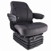12V Air Suspension Seat ~ Gray Fabric