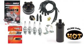 Electronic Ignition Kit & 12V Hot Coil - IH Farmall Tractor - IH Distributor