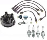 Distributor Ignition Tune up Kit - Allis Chalmers Tractor - Delco Clip-held
