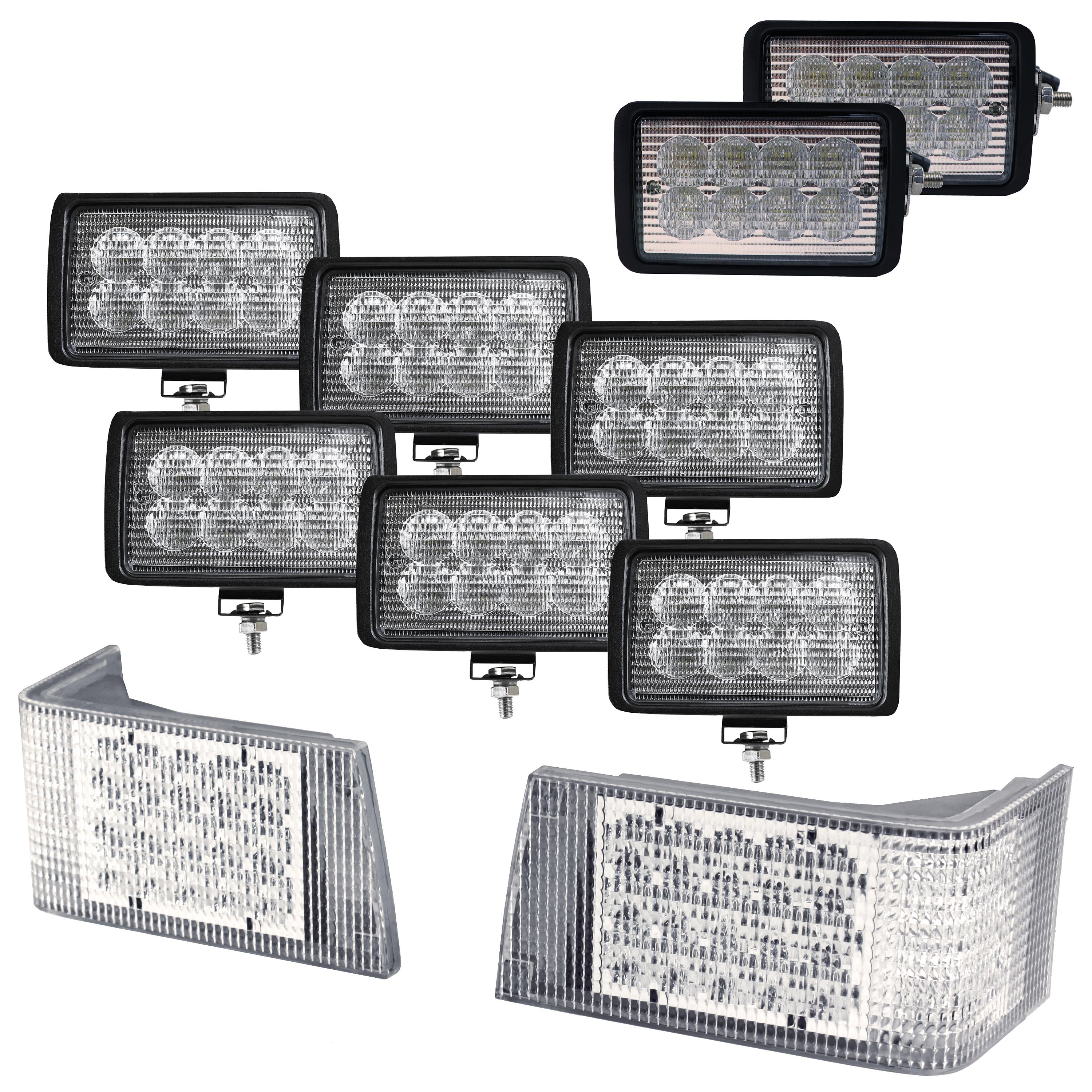 MMTractorParts.com: LED Light Upgrade Kit - Hi-Lo Flood Beam Complete ...