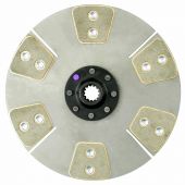 10 3/8" Transmission Clutch Disc Heavy Duty 6 Pad - Massey Ferguson