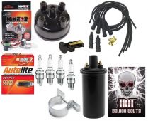 Electronic Ignition Kit & 12V Hot Coil Case Tractor - Autolite / Prestolite Distributor