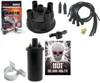 Electronic Ignition Kit & 12V Hot Coil John Deere - with replacement Prestolite Distributor
