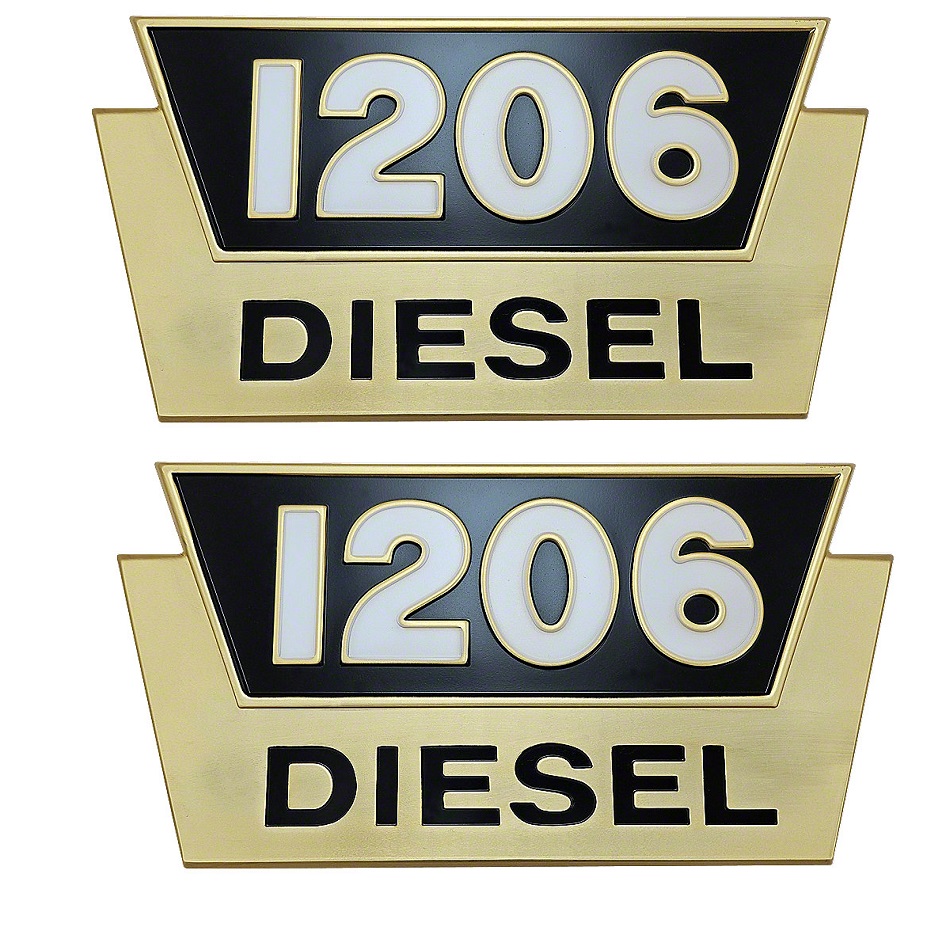 Side Emblem set IH Farmall 1206 Tractor 2752935R1