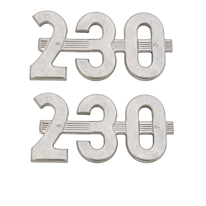 MMTractorParts.com: 366723R1 Side Emblem set - IH Farmall 230 Tractor