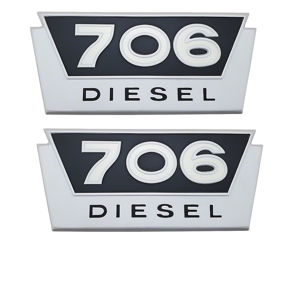 Side Emblem set IH Farmall 706 Tractor 381555R1