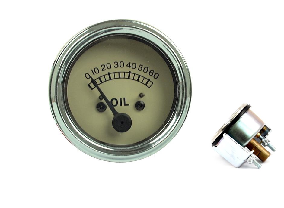 Sparex Oil Pressure Gauge For Massey Ferguson Tractors (MF 35, 50, 65, 135, 150, 165)