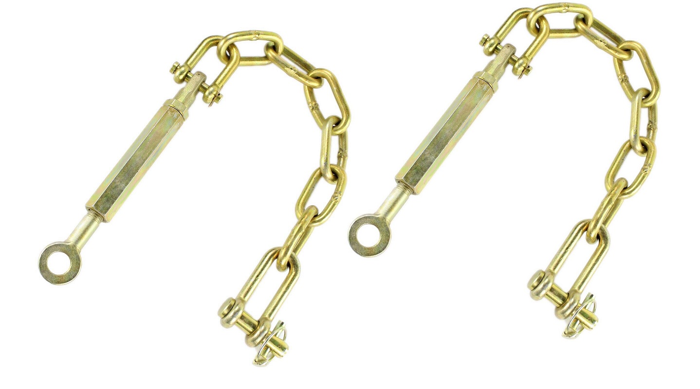 Stabilizer Chain set / 3 point hitch Sway chain