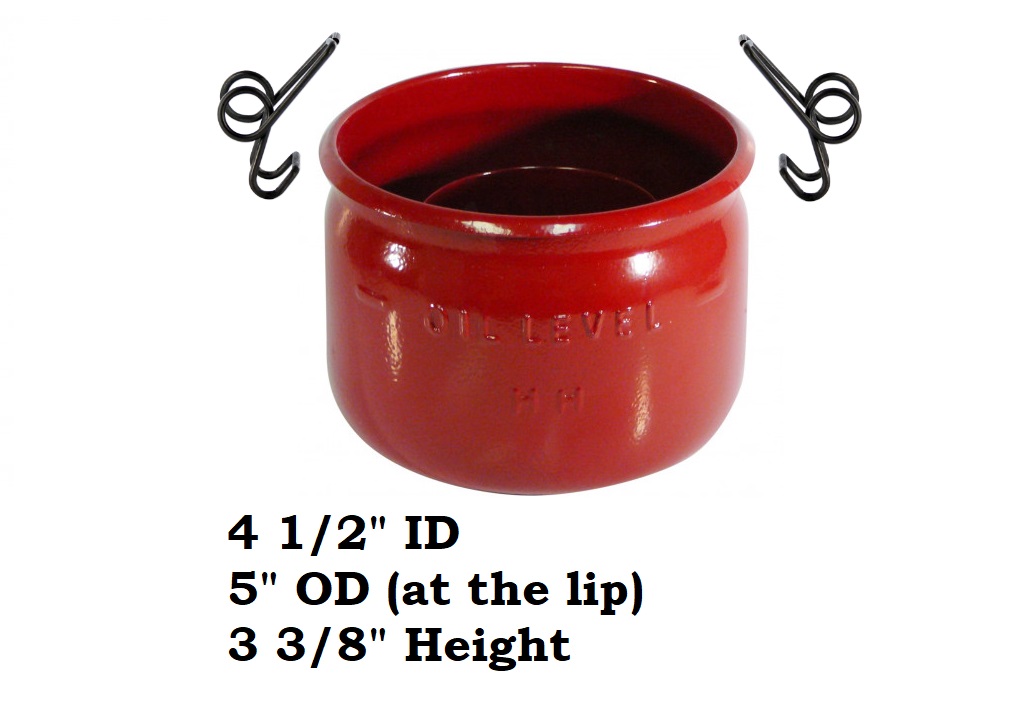 MMTractorParts.com: B5NN9658A Air Cleaner Oil Cup & Clips - Ford