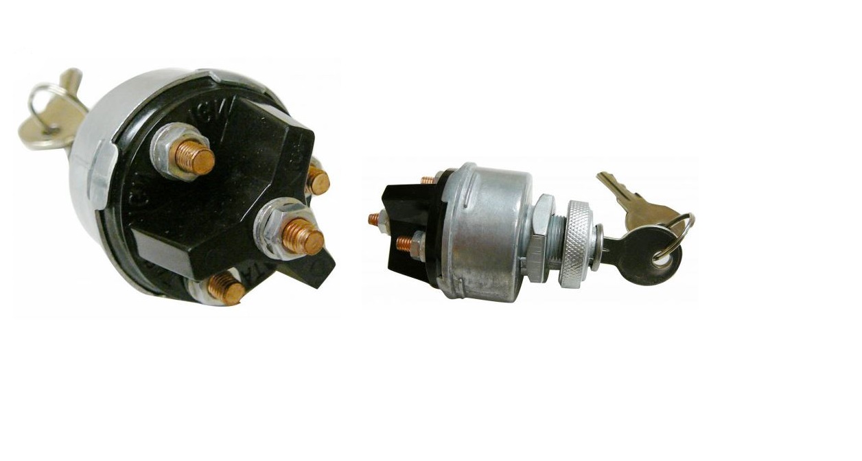 Ignition Switch and Keys Universal 4 Position
