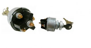 Ignition Switch and Keys - Universal - 4 Position (ACC, Off, Ign, Start)