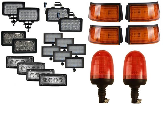 2 Lampadine LED CHUSYYRAY 160W Per Trattori Deere Serie 8100-8410 – IP68, 6000K, Nuove USA