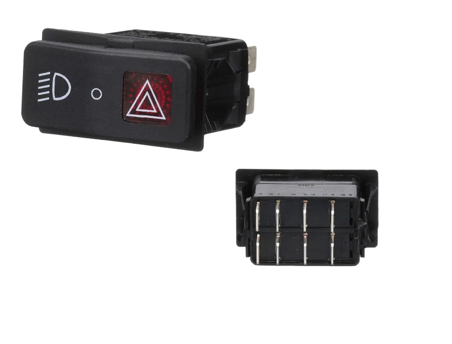 MMTractorParts.com: 86989942 Console Rocker Light Switch - Case IH Tractor