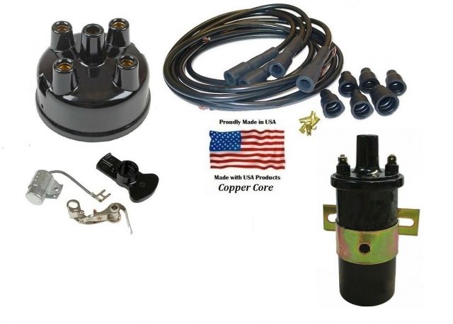 thumbnail image 2 of SouthernOak Prestolite Distributor Cap & Ignition Kit For Massey Ferguson 230, 235, 245 & IH Farmall Tractors 2 of 6