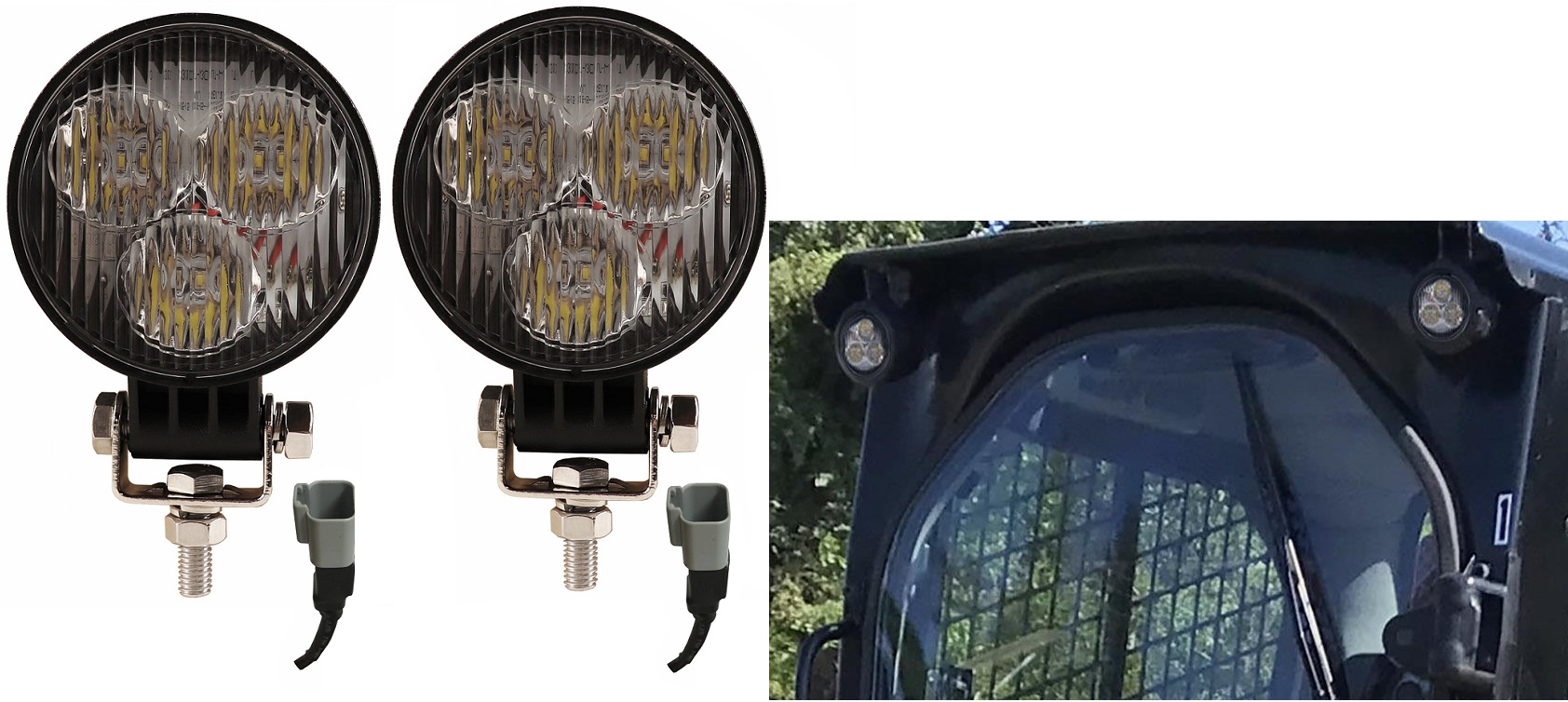 MMTractorParts.com: 388-3782 Flood Beam LED Cab light