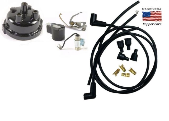 Distributor Ignition Tune up kit John Deere 620, 630 USA Made Copper