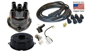 Distributor Ignition Tune up Kit - Delco Screw-held Distributor ~ 4 Cylinder