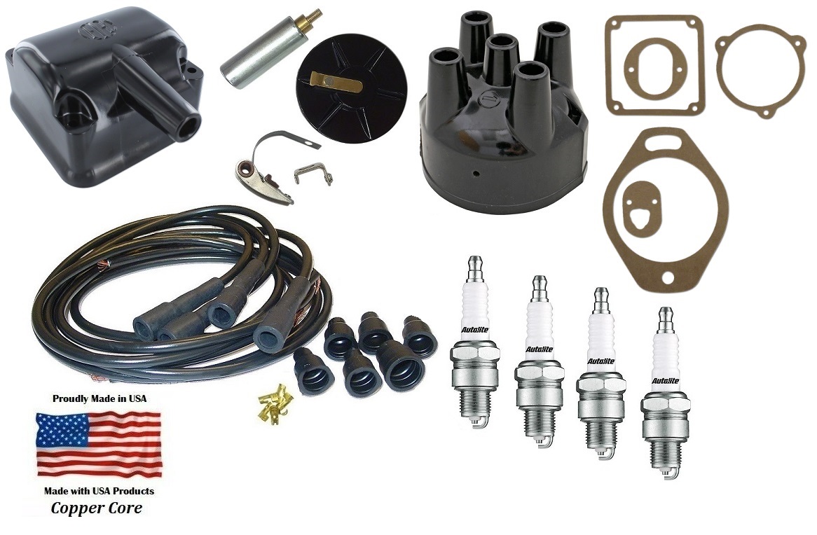 SouthernOak Electronic Ignition & Tune-Up Kit For Farmall IH Tractors (A, B, BN, C, H, M, Etc.) - 12V