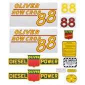 Complete Decal Kit - Oliver 88 Row Crop Diesel
