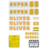 Complete Decal Kit - Oliver Super 88 Diesel