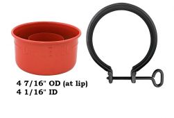 Air Cleaner Oil Cup & Clamp for Oliver 60, 66, Super 66