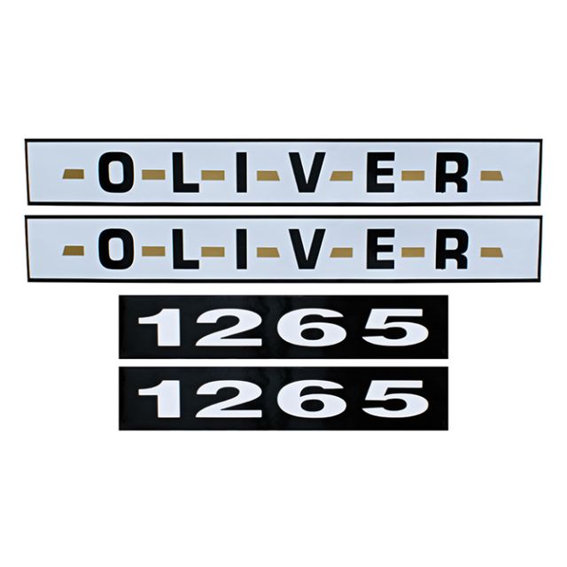 MMTractorParts.com: Decal Kit - Oliver 1265