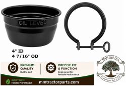 70225857 Oil Bath Air Cleaner Cup & Clamp for Allis Chalmers Tractor