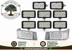 LED Light Upgrade Kit - Hi-Lo Flood Beam Complete kit - Case Magnum Tractor