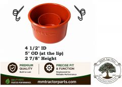 8N9658 Oil Bath Air Cleaner Oil Cup & Clips - Ford Tractor