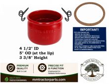 B5NN9658A Air Cleaner Oil Cup & Clips - Ford Tractor