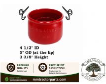 B5NN9658A Air Cleaner Oil Cup & Clips - Ford Tractor