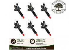 C5NE9F595A Fuel Injector ~ Set of 6 Diesel Fuel Injectors Ford New Holland Tractor