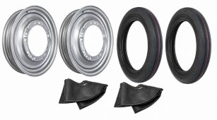 9N1015A Tractor Front Rim and Tire Set - Ford 9N 2N Tractor - 3 x 19