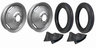8N1015A Tractor Front Rim and Tire Set -  Ford / Ferguson Tractor - 3 x 19