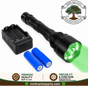 Heavy Duty LED Green Flashlight - Sportsman / Hunting - 3800 Lumens