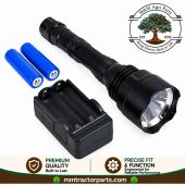 Heavy Duty LED White Clear / Bright LED Flashlight - 1100 Lumens