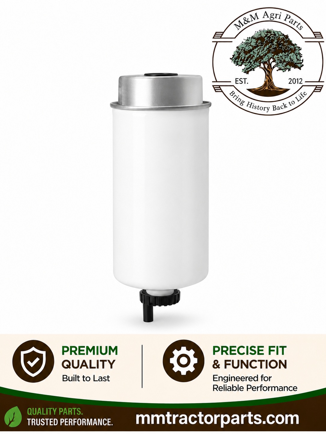 MMTractorParts.com: RE517180 Primary Fuel / Water Separator Filter ...